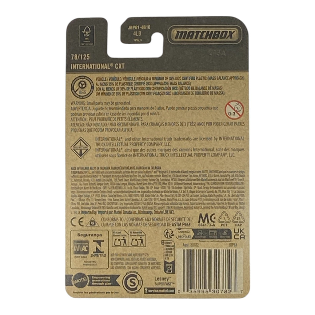 Matchbox International CXT - 2025 Matchbox Series 78/125 - Collectors World Toys