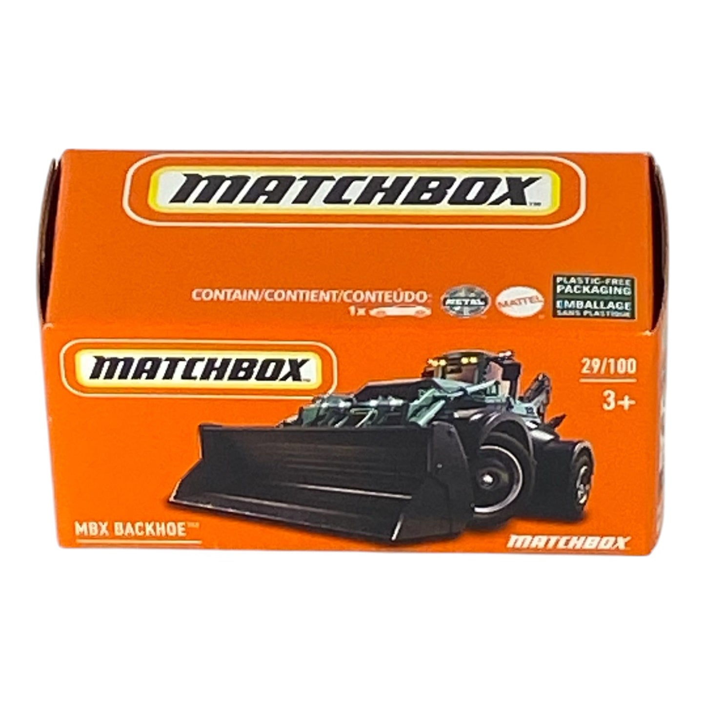 Matchbox MBX Backhoe - Power Grabs - Matchbox Series 29/100