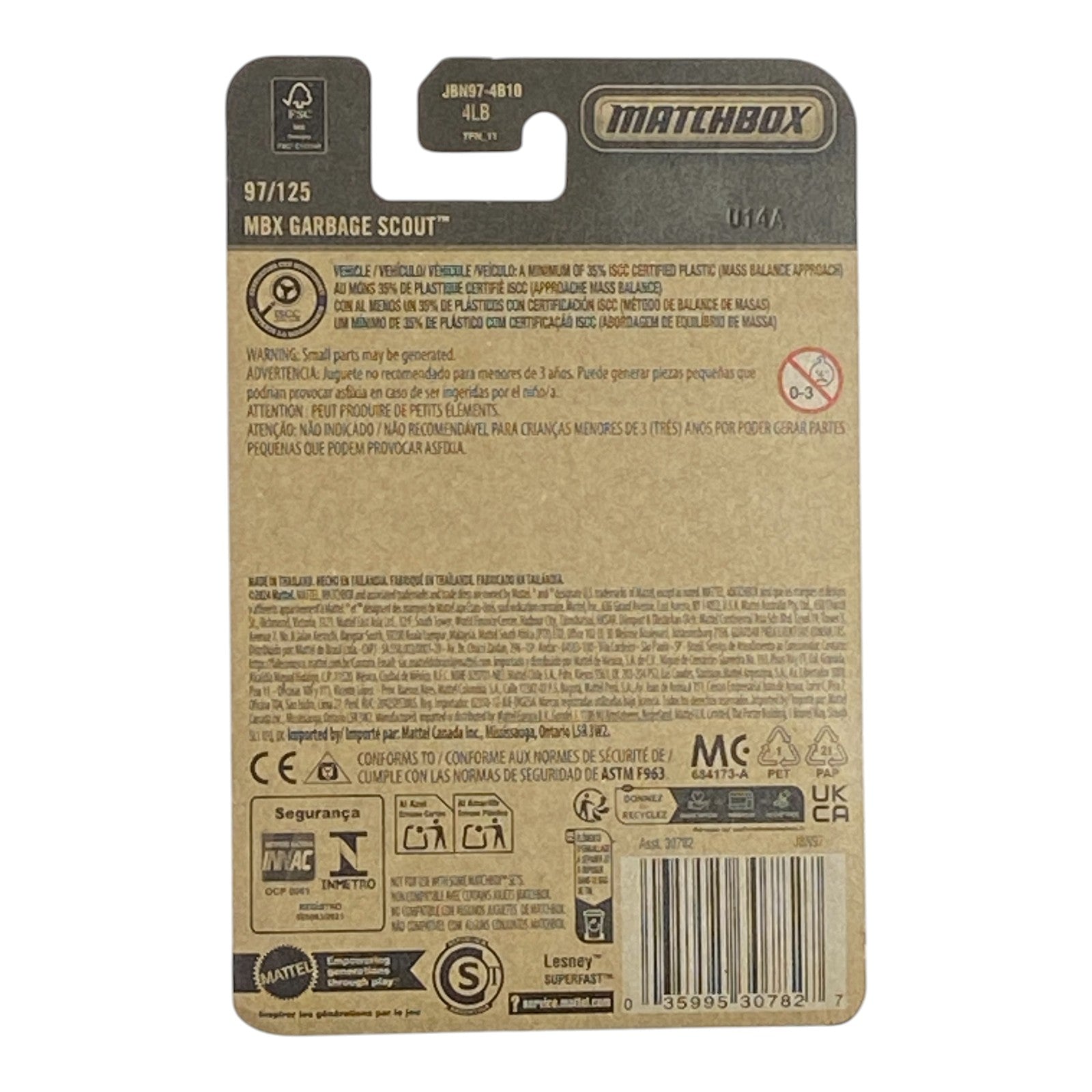 Matchbox MBX Garbage Scout - 2025 Matchbox Series 97/125