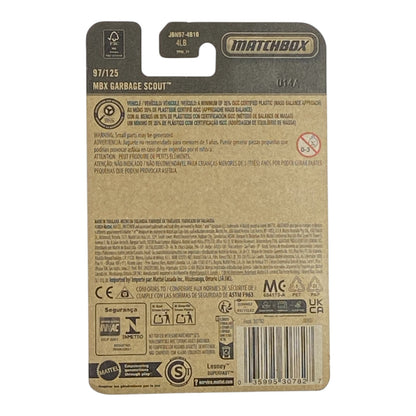 Matchbox MBX Garbage Scout - 2025 Matchbox Series 97/125