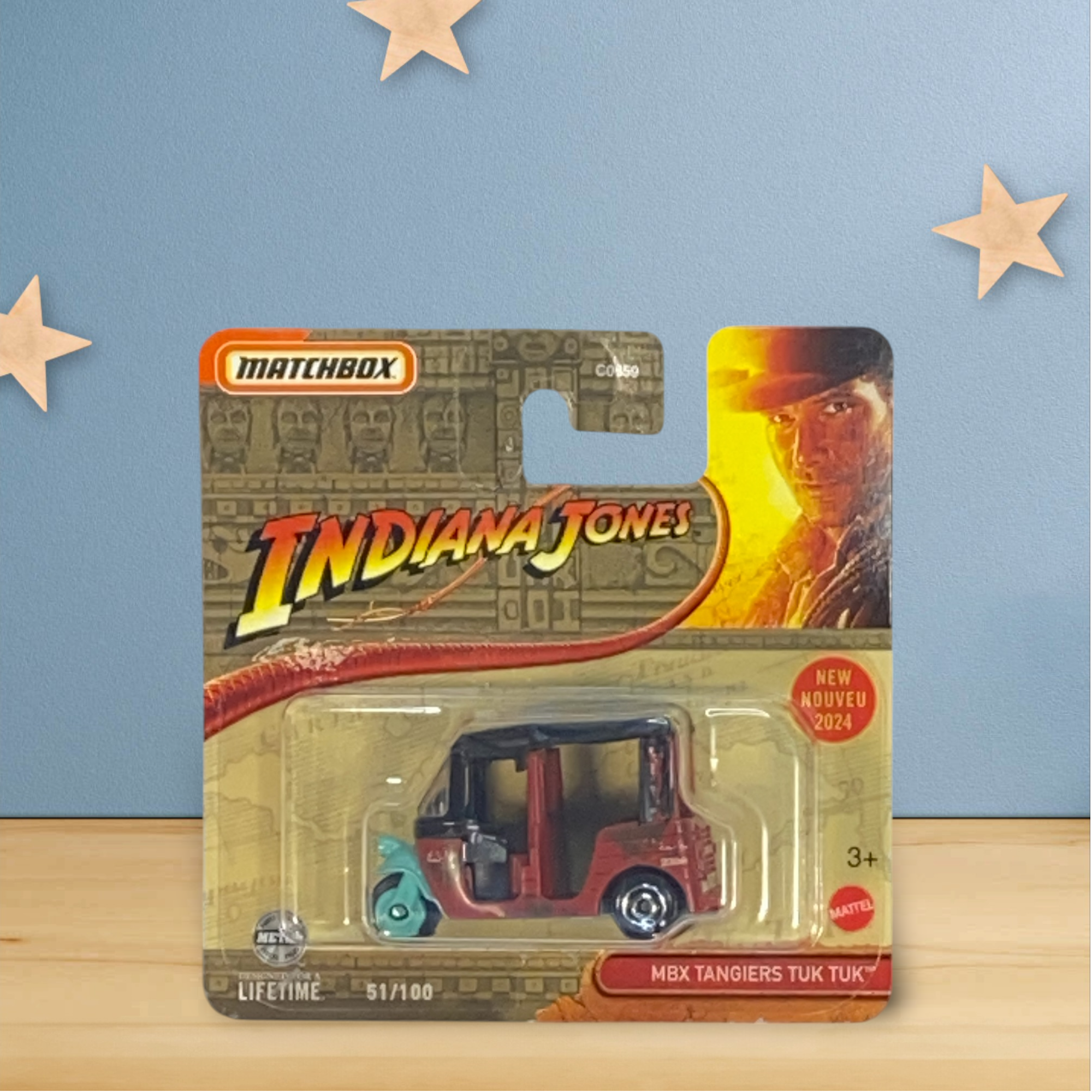 Matchbox MBX Tangiers Tuk Tuk - Indiana Jones Series Short Card