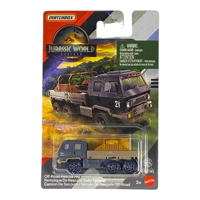Matchbox Off-Road Rescue Rig - Jurassic World Rebirth Collection Hover Image