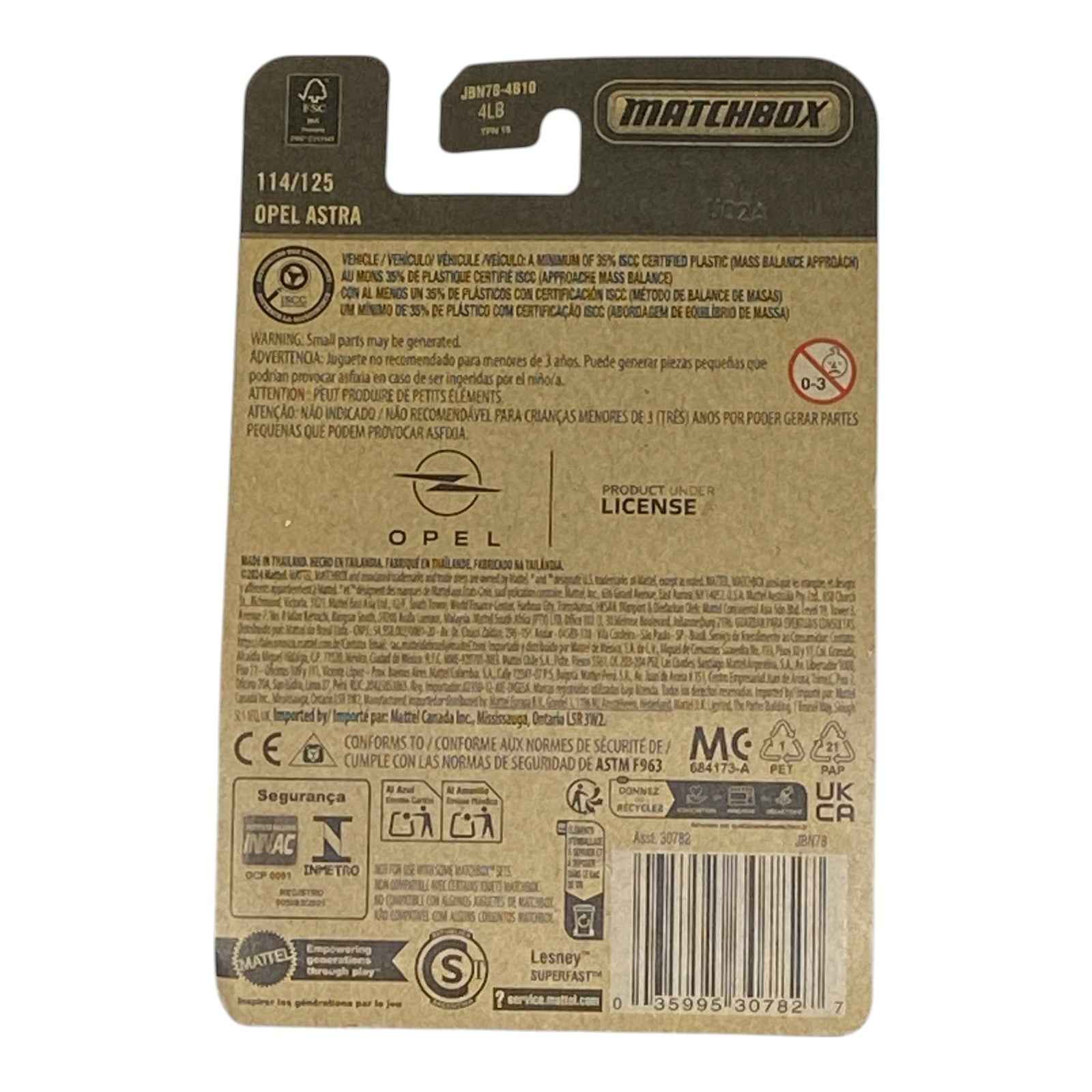 Matchbox Opel Astra - 2025 Matchbox Series 114/125