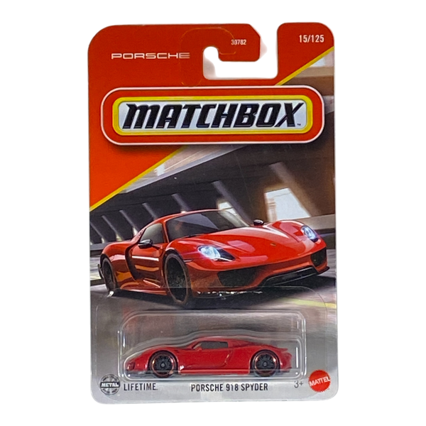 Matchbox Porsche 918 Spyder | 2025 Matchbox Series 15/125