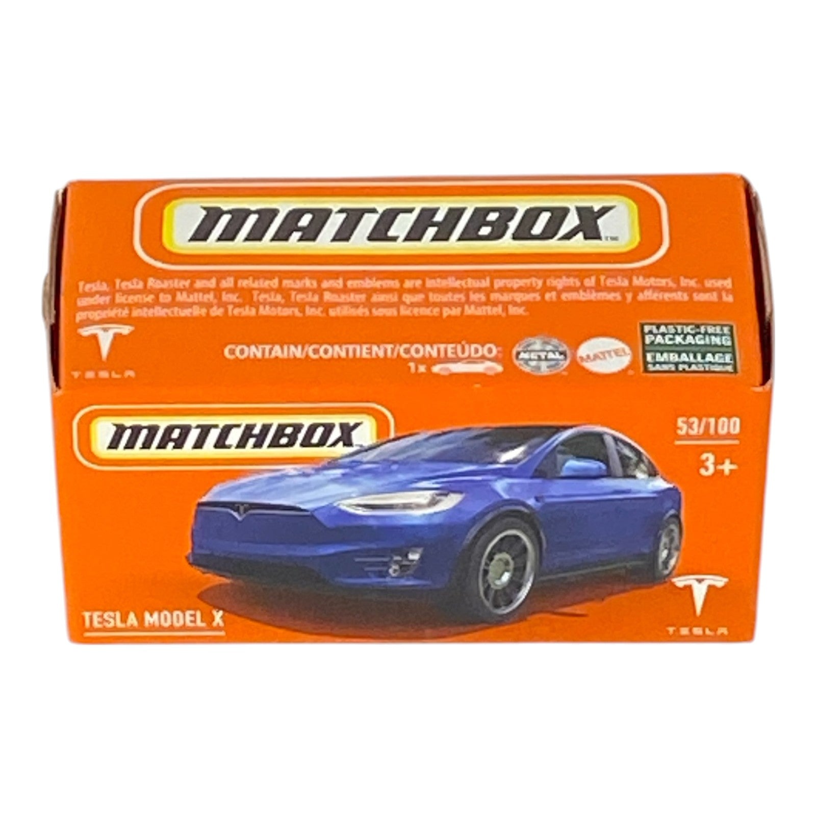 Matchbox Tesla Model X - Power Grabs - Matchbox Series 53/100 Secondary image