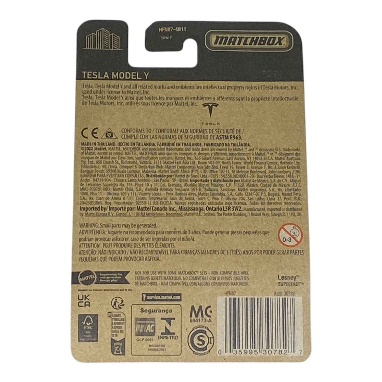 Matchbox Tesla Model Y - 70 Years Series
