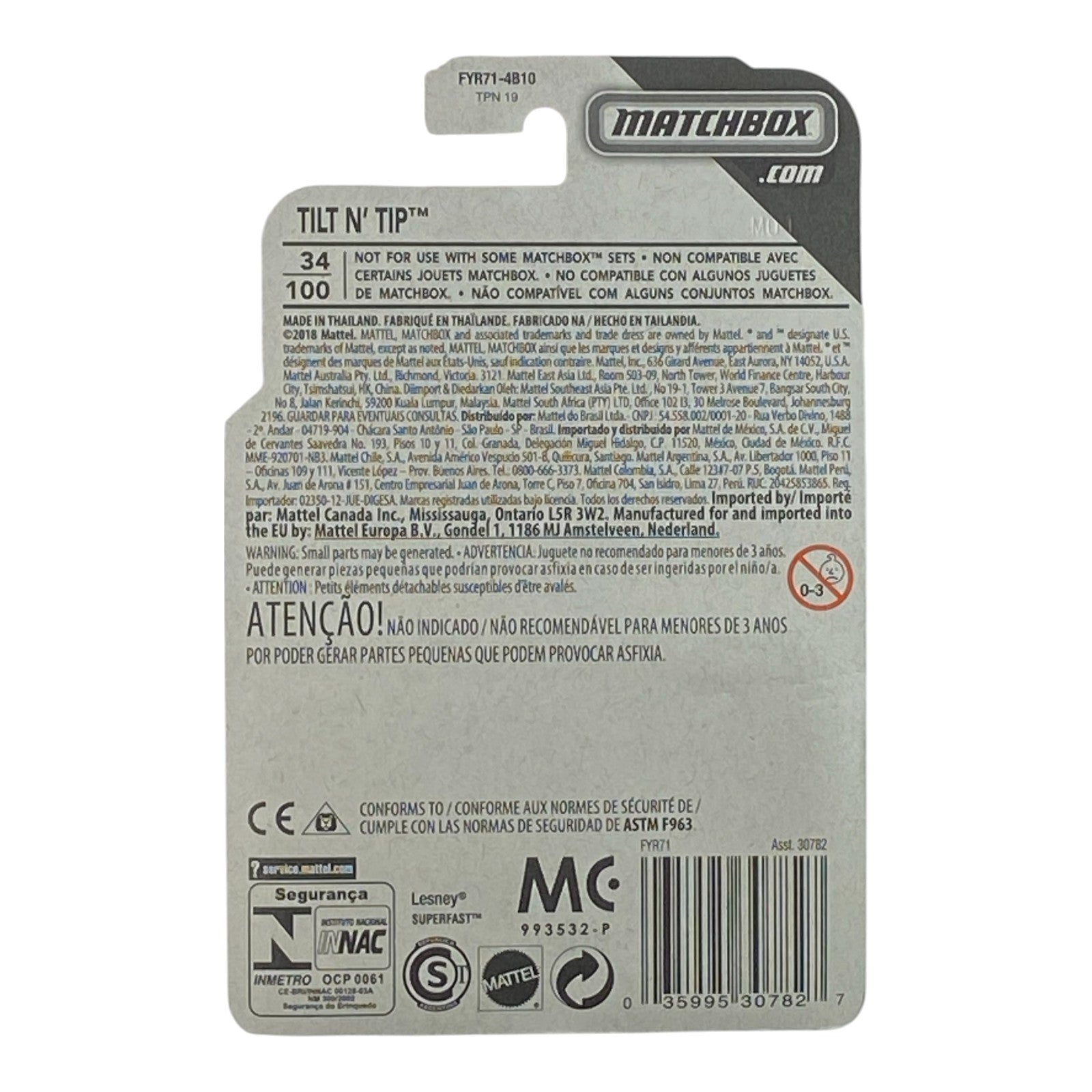 Matchbox Tilt N' Tip - MBX Construction Series 7/20 Secondary image