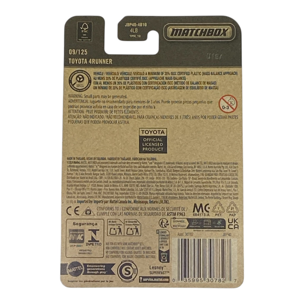 Matchbox Toyota 4Runner - 2025 Matchbox Series 09/125