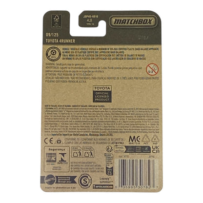 Matchbox Toyota 4Runner - 2025 Matchbox Series 09/125