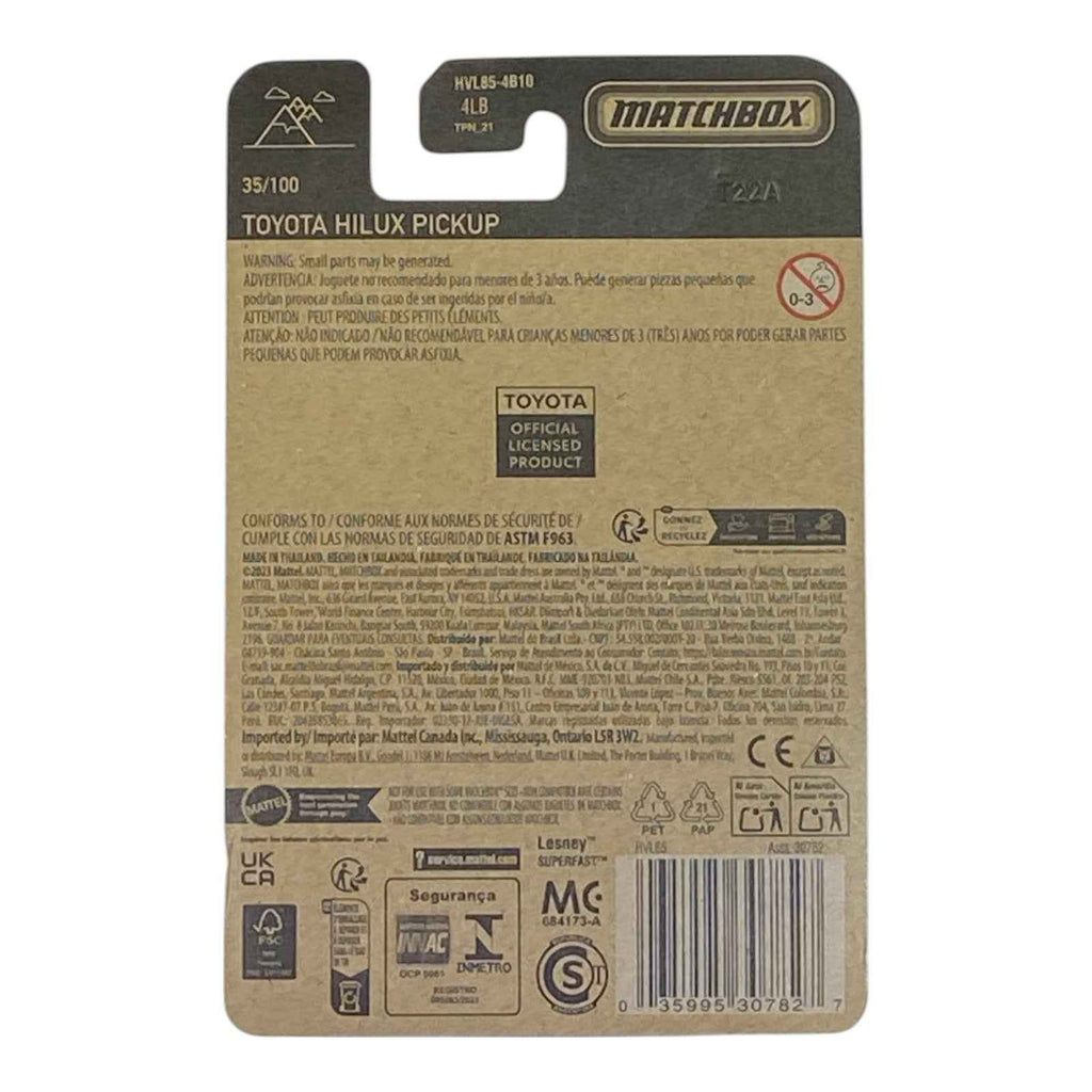 Matchbox Toyota Hilux Pickup - Matchbox Series 35/100