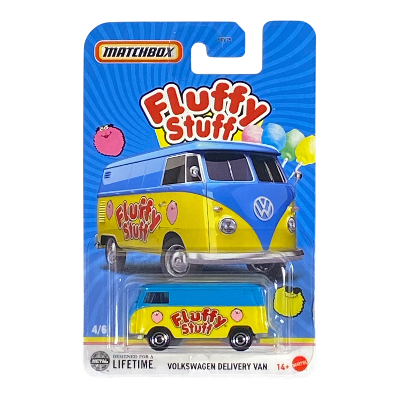 Matchbox Volkswagen Delivery Van - Fluffy Stuff - Candy Series 4/6 Main image