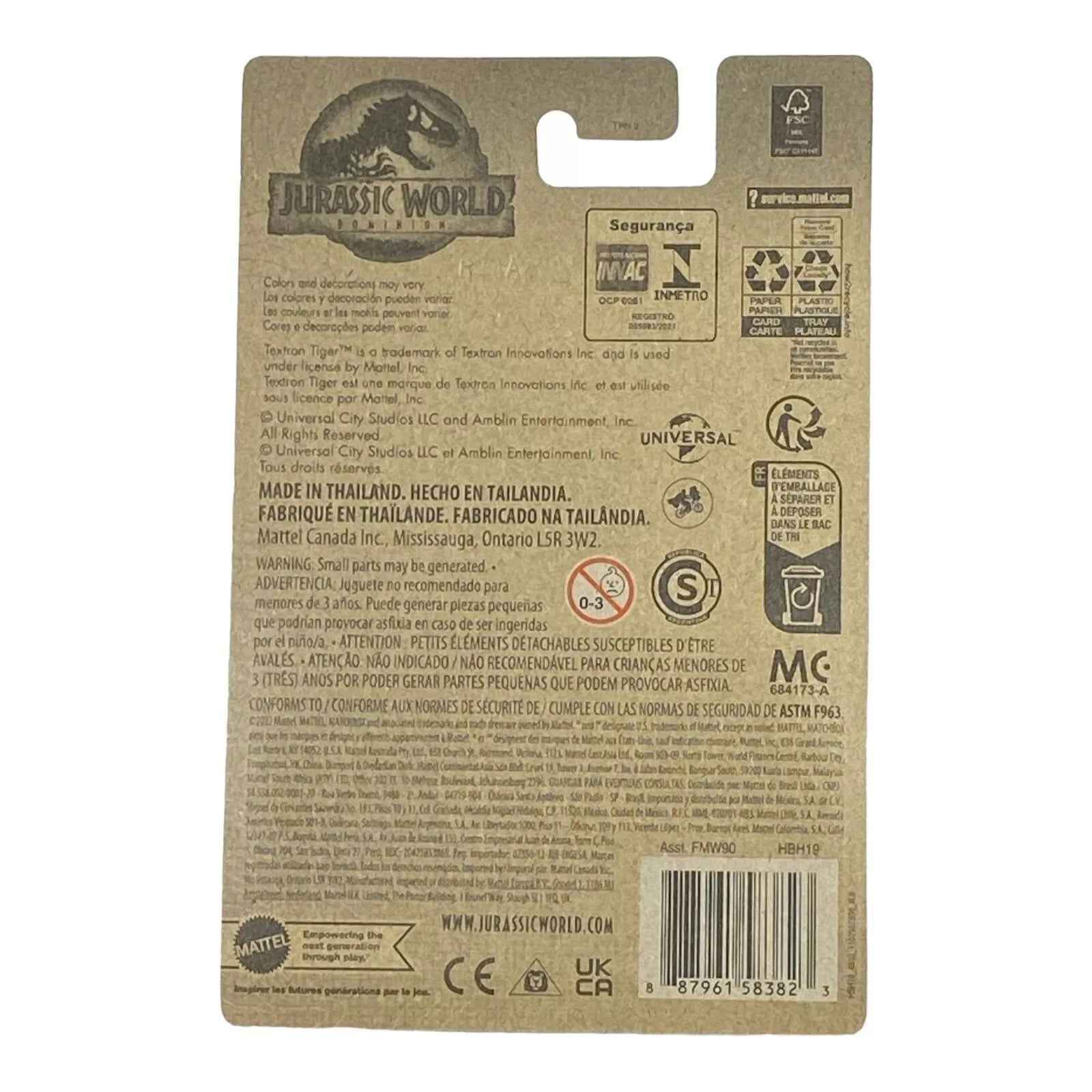 Matchbox '10 Textron Tiger - Jurassic World Dominion Series Secondary image