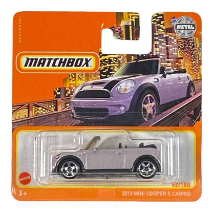 Matchbox 2010 Mini Cooper S Cabrio - Short Card