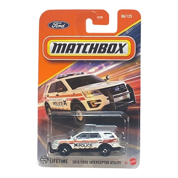 Matchbox 2016 Ford Interceptor Utility | 2025 Matchbox Series 96/125