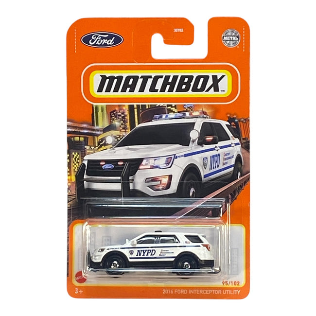 Matchbox 2016 Ford Interceptor Utility - Matchbox Series 95/102 - Hover Image