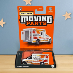Matchbox 2016 Ram Ambulance - Moving Parts Series - Collectors World Toys