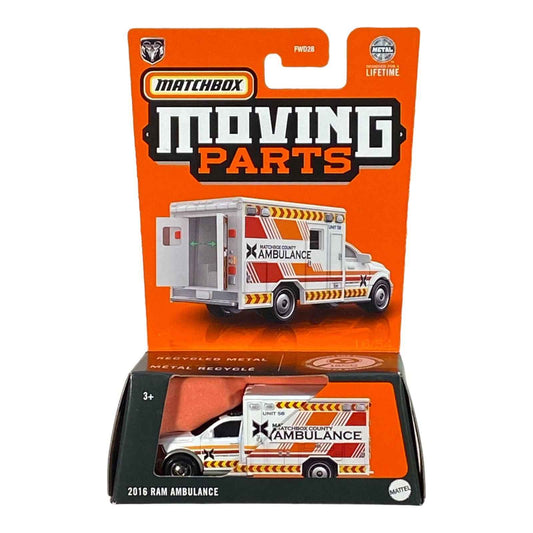 Matchbox 2016 Ram Ambulance - Moving Parts Series