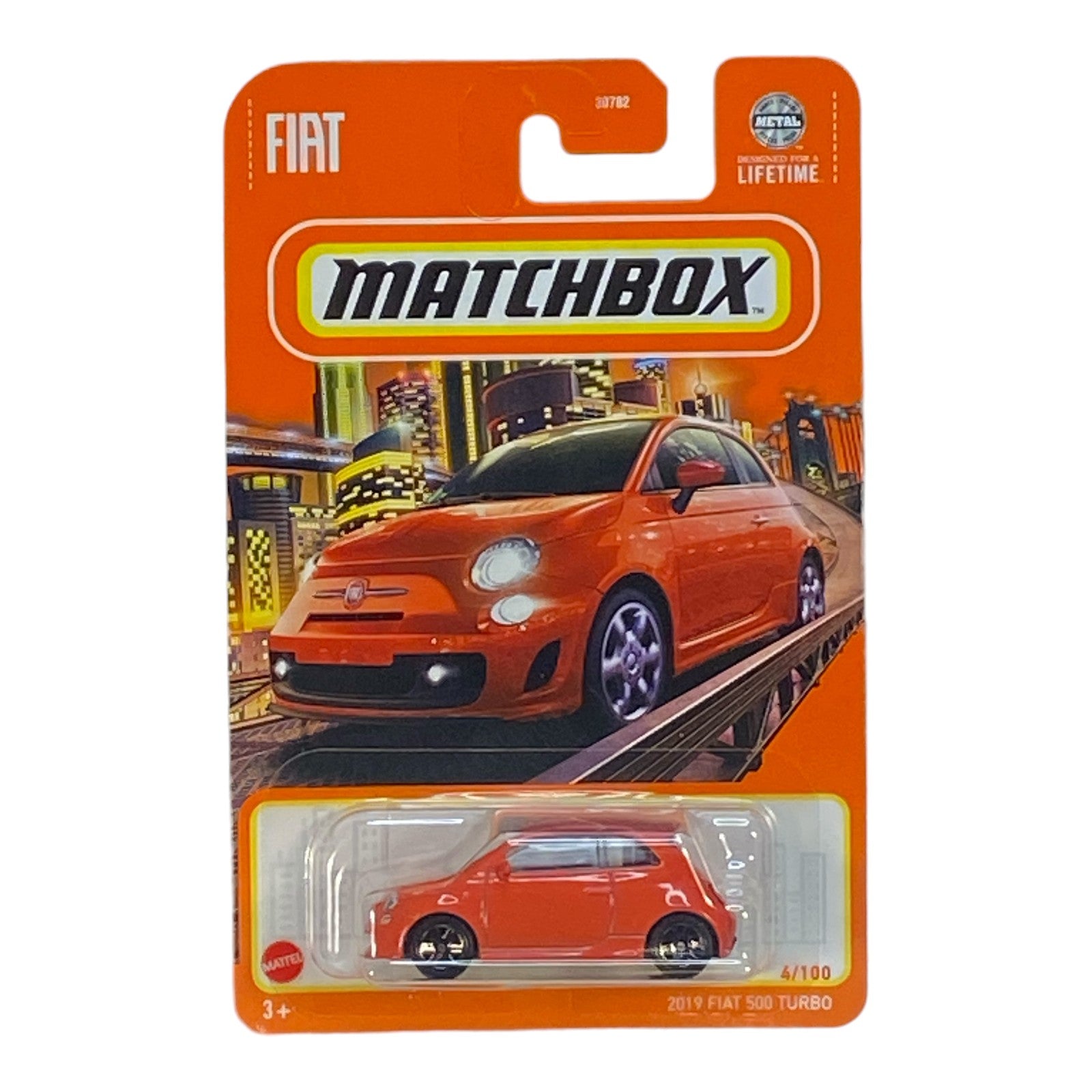 Matchbox 2019 Fiat 500 Turbo - Matchbox Series 4/100