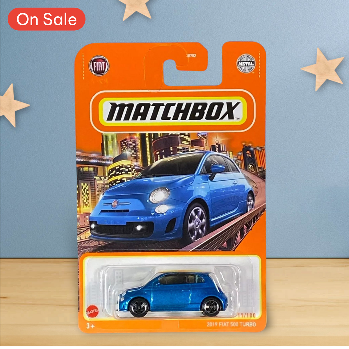 Matchbox 2019 Fiat 500 Turbo - Matchbox Series 11/100