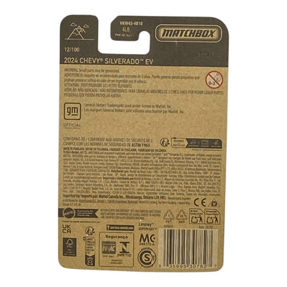 Matchbox 2024 Chevy Silverado EV - Matchbox Series 12/100