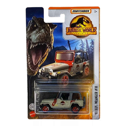 Matchbox '93 Jeep Wrangler #18 - Jurassic World Dominion Series