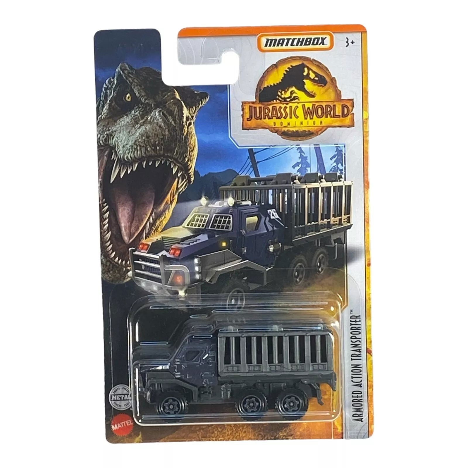 Matchbox Armored Action Transporter - Jurassic World Dominion Series - Collectors World Toys