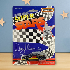 Matchbox Ford Thunderbird - Davey Allison #28 - Vintage 80's  Racing Super Stars