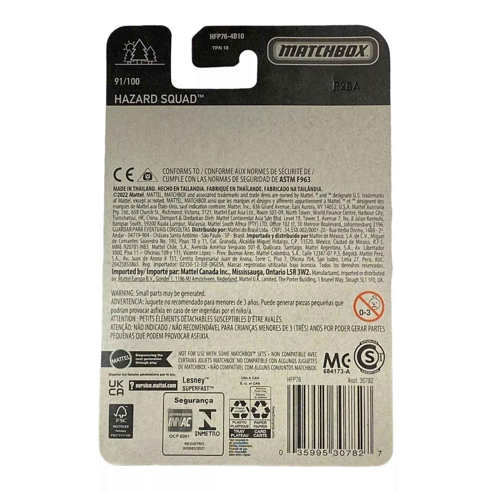 Matchbox Hazard Squad - Sky Buster Air Force - Launch Support -