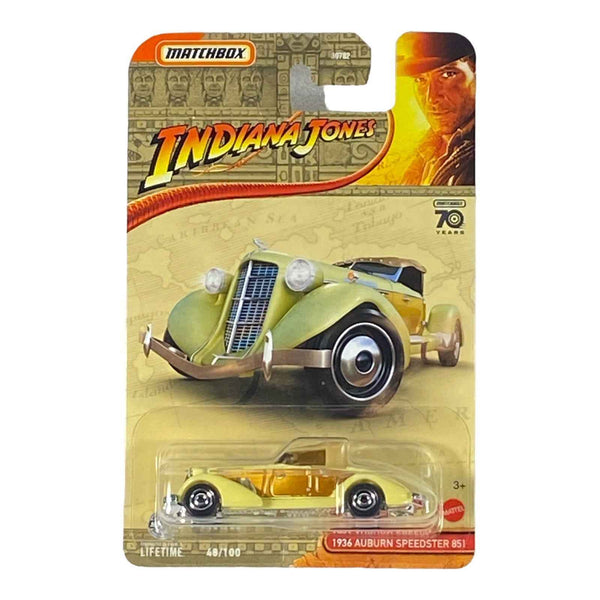 Matchbox Indiana Jones 1936 Auburn Speedster 851 - Matchbox Series 48/100