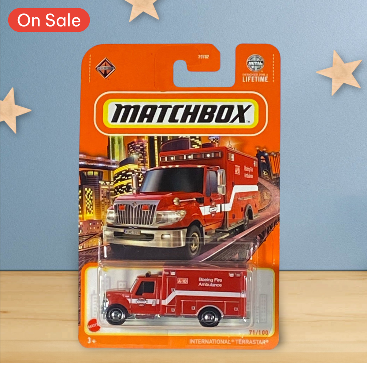 Matchbox International Terrastar - Boeing Fire Ambulance - Matchbox Series 71/100