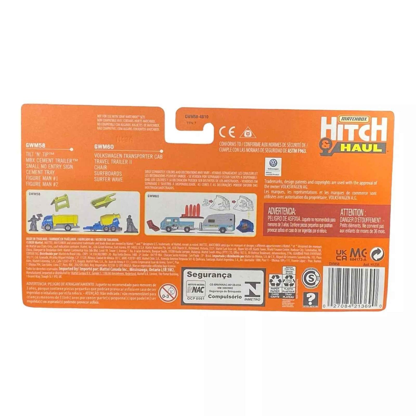 Matchbox MBX Construction Zone - Matchbox Hitch & Haul Series