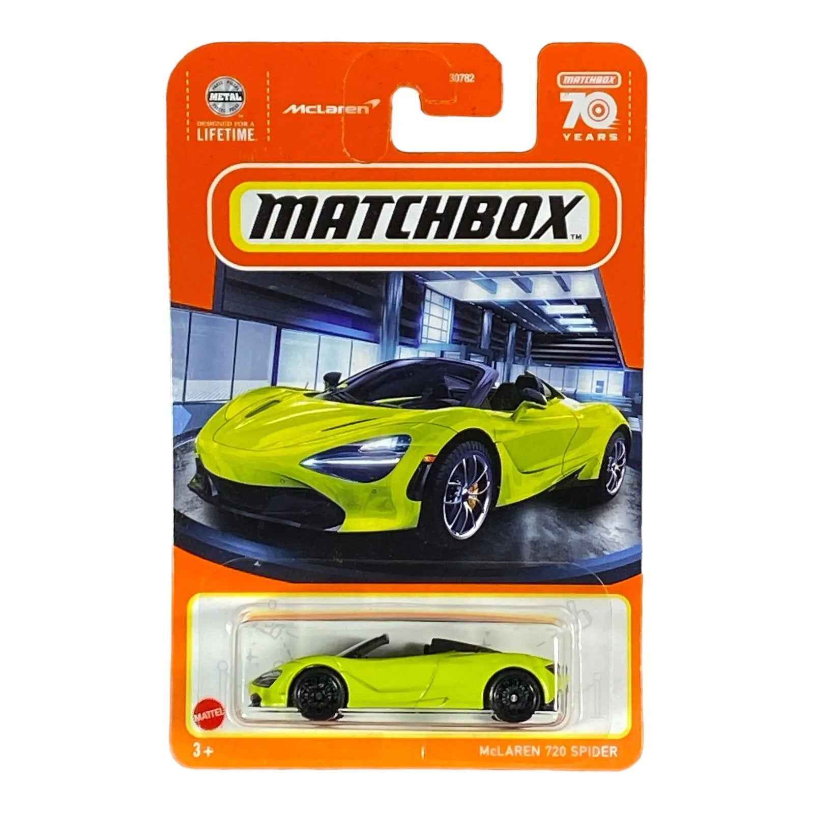 Matchbox McLaren 720 Spider - Matchbox 70 Years Series Main image