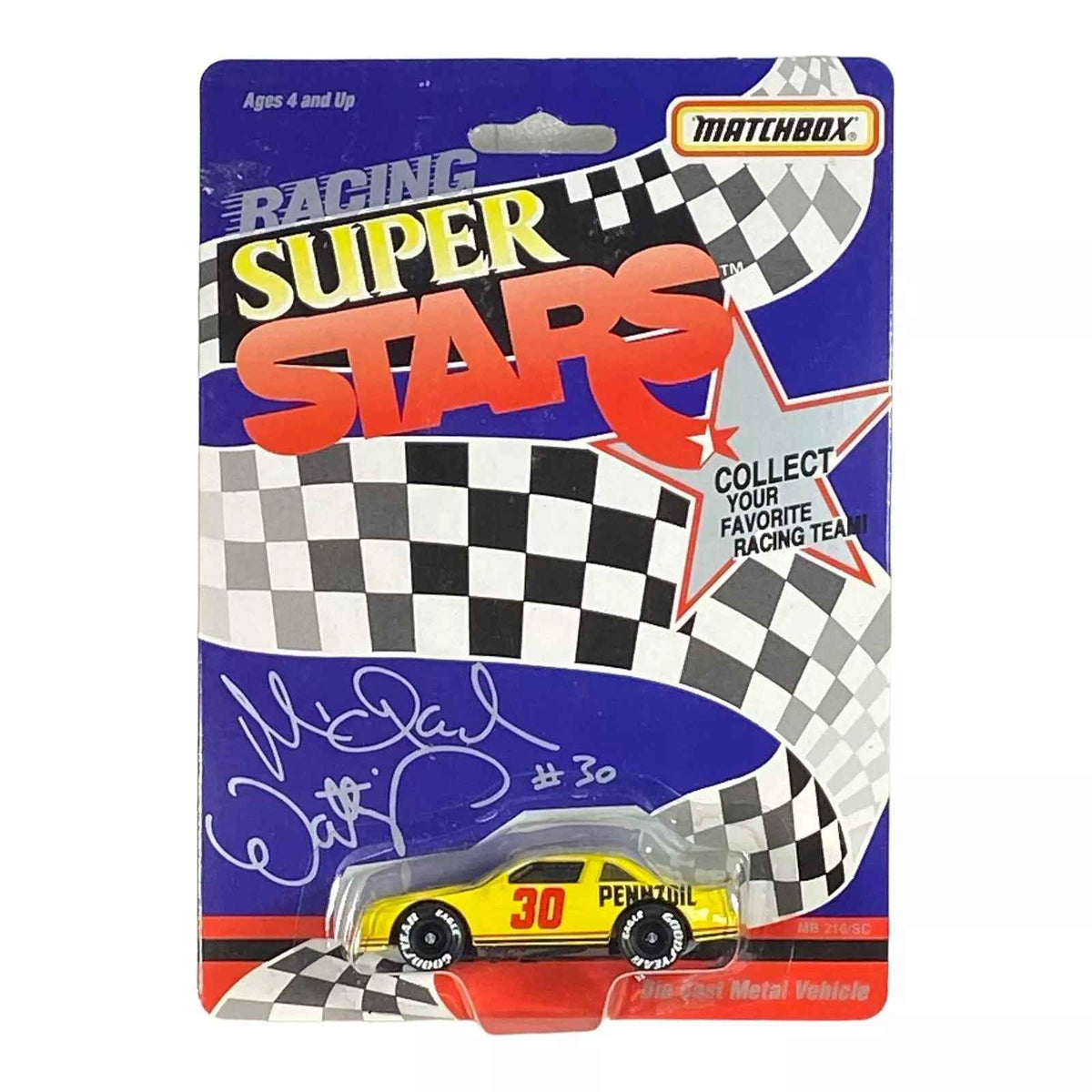 Matchbox Pontiac Grand Prix - Michael Waltrip 30 - Pennzoil - Racing Super Stars -