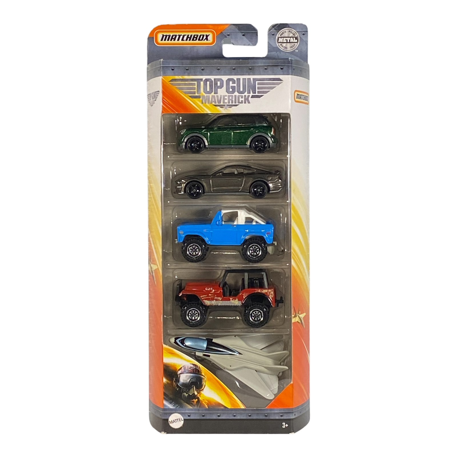 Matchbox Top Gun Maverick 5 Pack Vehicles Main image
