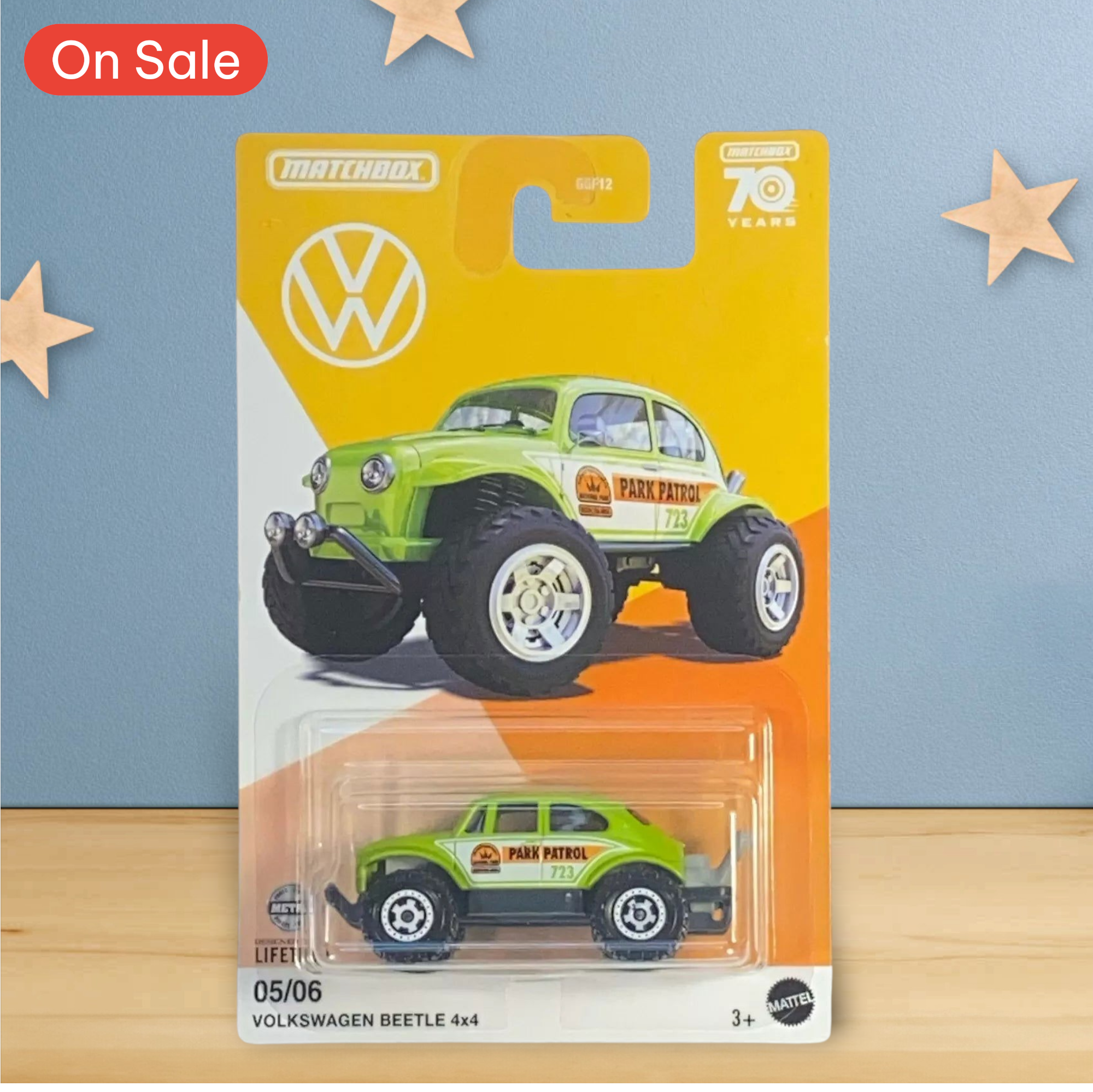 Matchbox Volkswagen Beetle 4x4 - Matchbox 70 Years Series 06/06