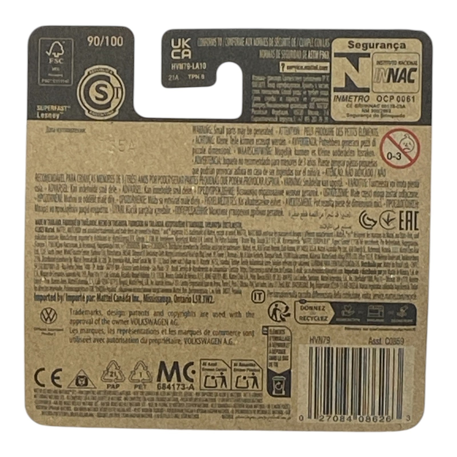 Matchbox Volkswagen ID 4 - Matchbox Series 90/100 Short Card