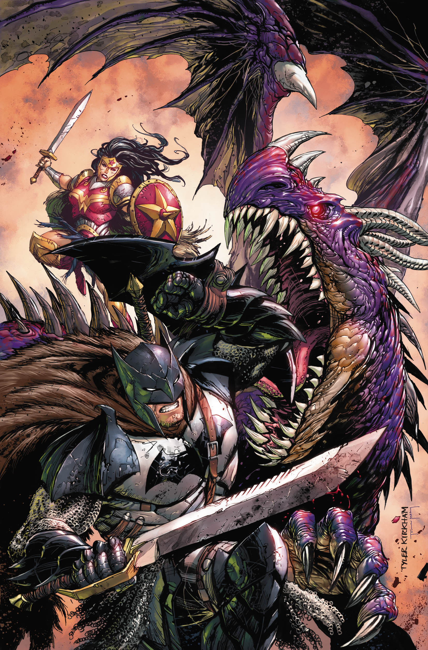 DARK NIGHTS METAL #1 (OF 6) UNKNOWN COMIC BOOKS EXCLUSIVE TYLER KIRKHAM Virgin Var 8/16/2017 - Collectors World Toys Main image