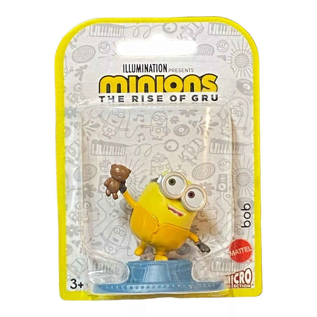 Bob Micro Figure / Cake Topper - Minions: The Rise Of Gru - Hover Image
