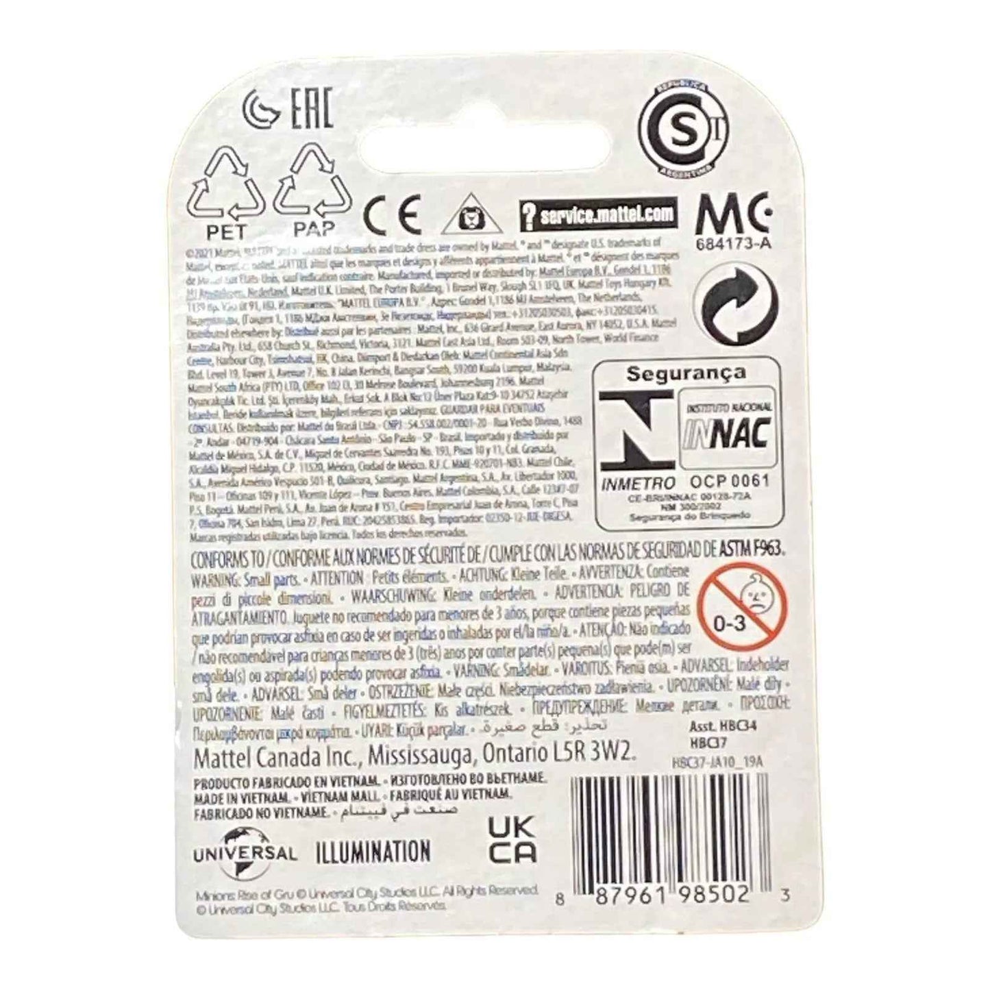 Bob Minions Micro Figure Cake Topper - Minions: The Rise Of Gru