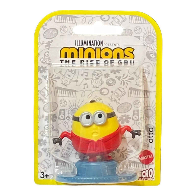 Otto Micro Figure / Cake Topper- Minions: The Rise Of Gru - Hover Image