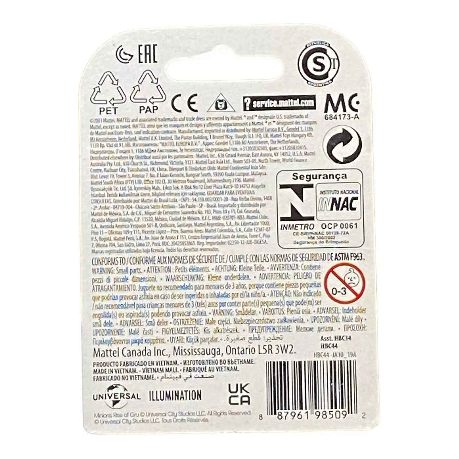 Otto Micro Figure / Cake Topper- Minions: The Rise Of Gru -