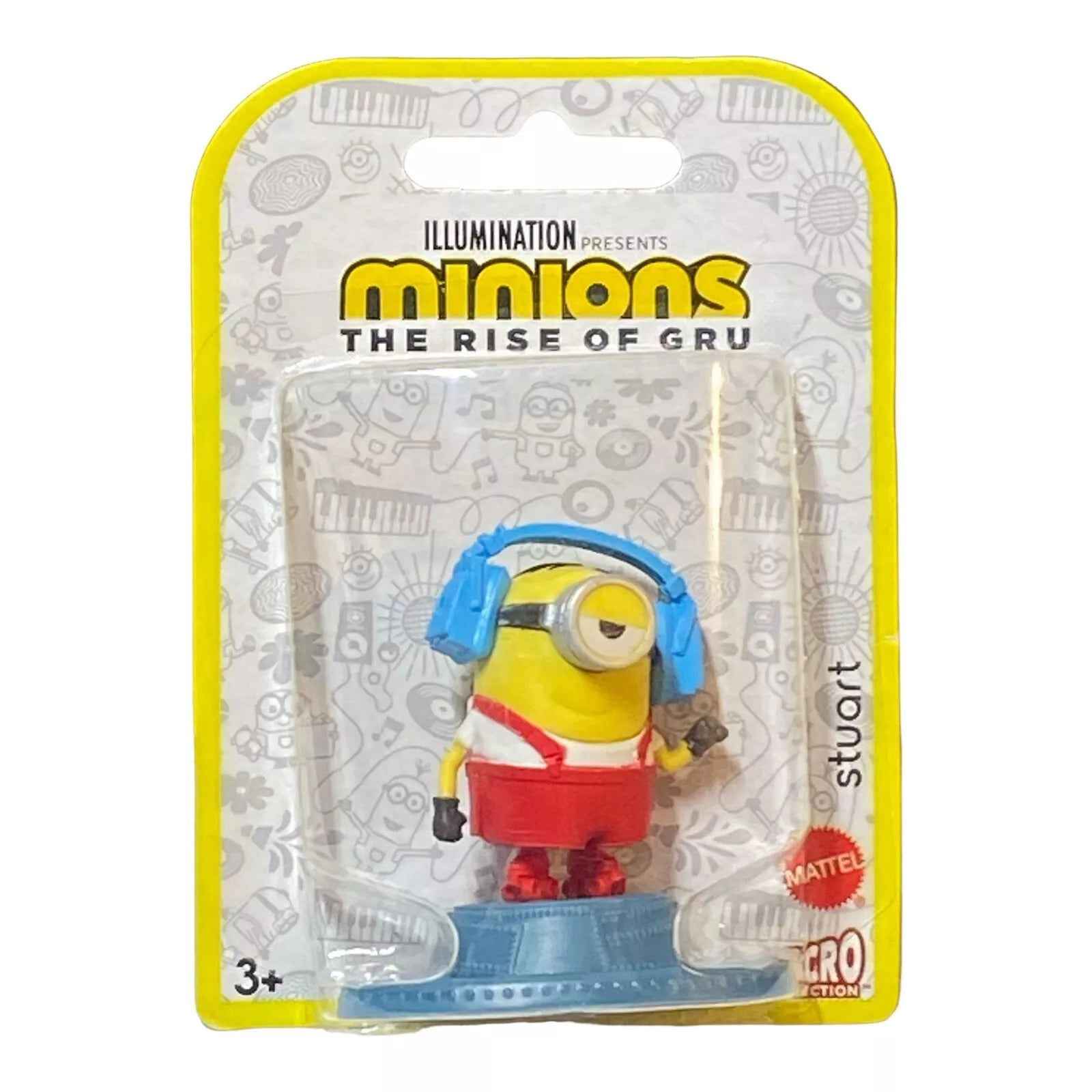 Stuart Minions The Rise Of Gru Micro Figure Cake Topper Main image