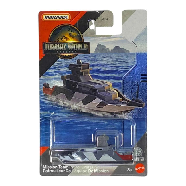 Matchbox Mission Team Patrol Craft - Jurassic World Rebirth Collection Hover Image