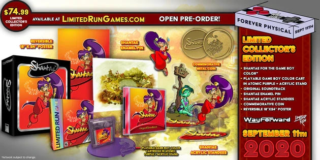Limited Run Games: Shantae (Collector's Edition) (Gameboy Color)