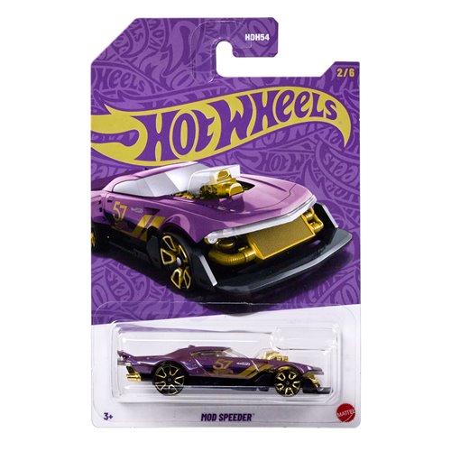 Hot Wheels Pearl and Chrome, Purple, 57th Anniversary Collection, 1:64 Scale Diecast Cars
