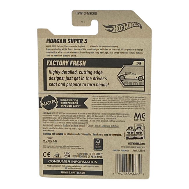 Hot Wheels Morgan Super 3 - Factory Fresh Series 1/5 Main Image