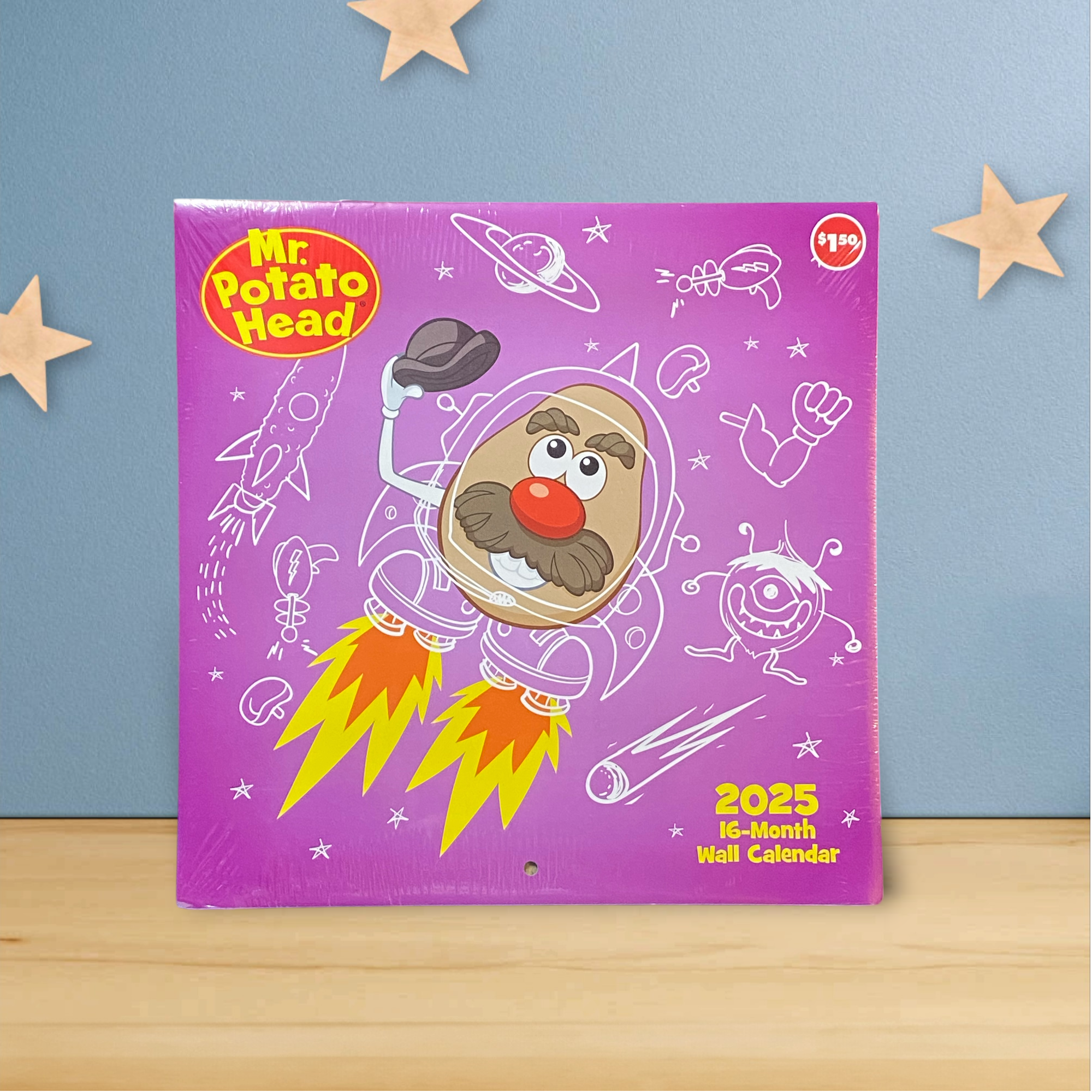 Mr. Potato Head 2025 16-Month Wall Calendar