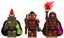 Orc Mage, Orc Berserker, and Orc Rogue custom Minifigs