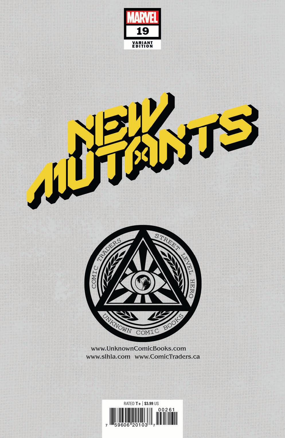 New Mutants #19 Unknown Comics David Nakayama Exclusive Virgin Var Gala (06/16/2021) - Collectors World Toys
