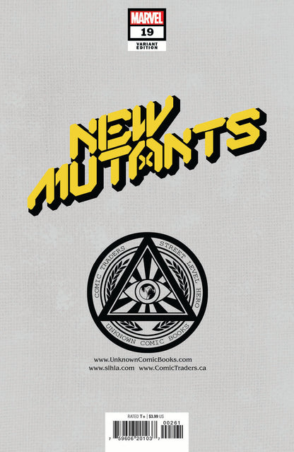 New Mutants #19 Unknown Comics David Nakayama Exclusive Virgin Var Gala (06/16/2021) - Collectors World Toys